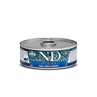 N&D Grain Free Ocean Cat Tuna & Shrimp (тунец и креветки), 70 гр