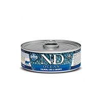 N&D Grain Free Ocean Cat Salmon, Cod & Shrimp (лосось, треска, креветки), 70 гр