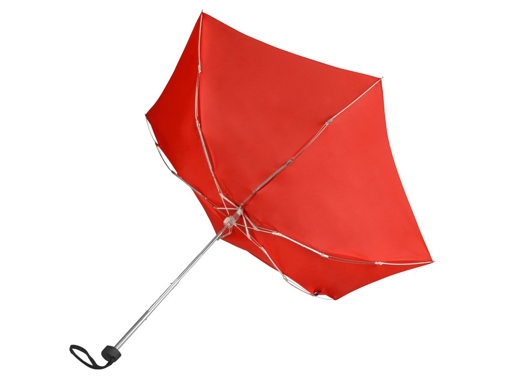 Зонт складной Frisco, механический, 5 сложений, в футляре, красный - фото 3 - id-p226356811