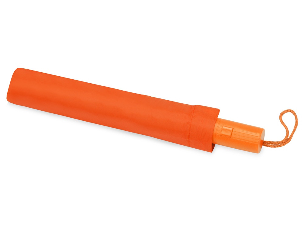 Зонт складной Tulsa, полуавтоматический, 2 сложения, с чехлом, оранжевый (P) - фото 4 - id-p226356842