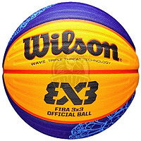 Мяч баскетбольный для стритбола профессиональный Wilson FIBA 3x3 Official Paris 2024 №6 (арт. WZ1011502XB6F)