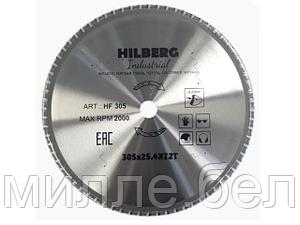 Диск пильный 305x25,4 мм 72 зуб.по металлу Hilberg Industrial