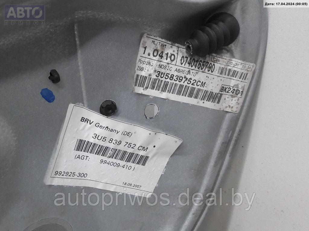 Стеклоподъемник электрический задний правый Skoda Superb mk1 (B5) - фото 2 - id-p226280219