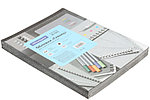 Обложки для переплета картонные глянцевые OfficeSpace А4, 100 шт., 250 г/м2, глянцевые черные