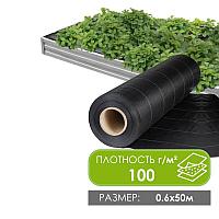 Агроткань ПП 60-0,6х50м.п. 100г/м2 черный для междурядий