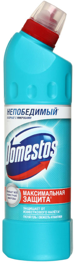 Средство для мытья сантехники Domestos 500 мл, «Свежесть атлантики» - фото 2 - id-p226257836