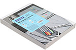 Обложки для переплета картонные глянцевые OfficeSpace А4, 100 шт., 250 г/м2, глянцевые белые