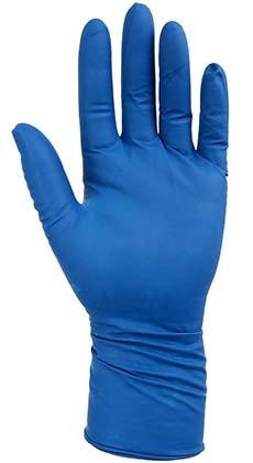 Перчатки латексные хозяйственные Flexy Gloves размер L, синие