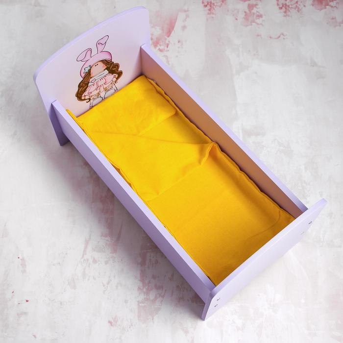 Кроватка для кукол до 32 см «Звёздочка», серия «Бусинки» - фото 3 - id-p226358299