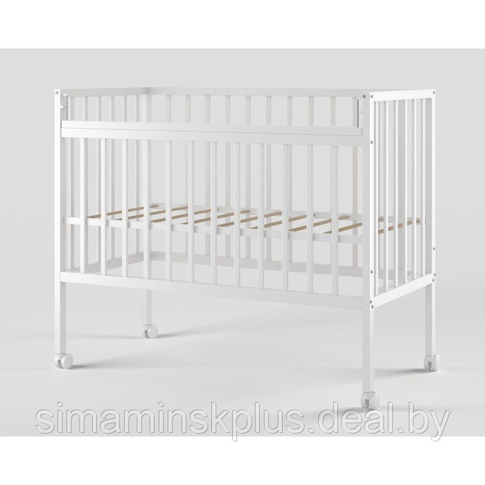 Кровать детская Molli, на колесиках, белый - фото 1 - id-p226358370