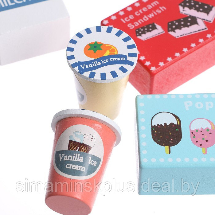Игровой ящик с продуктами «Мороженное» 17×12,5×3,5 см - фото 4 - id-p226358911