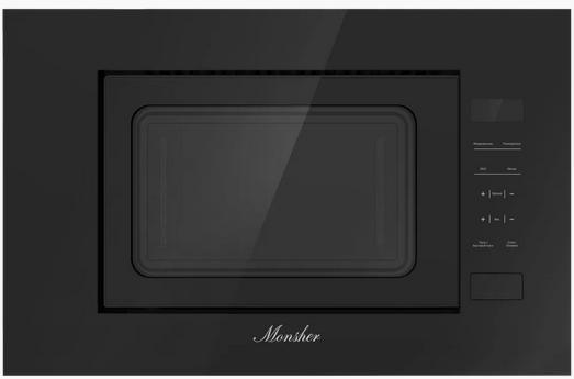 Встраиваемая микроволновая печь MONSHER MMH 1020 B 700 Вт, High-Tech, 20 л, черный - фото 1 - id-p226358840