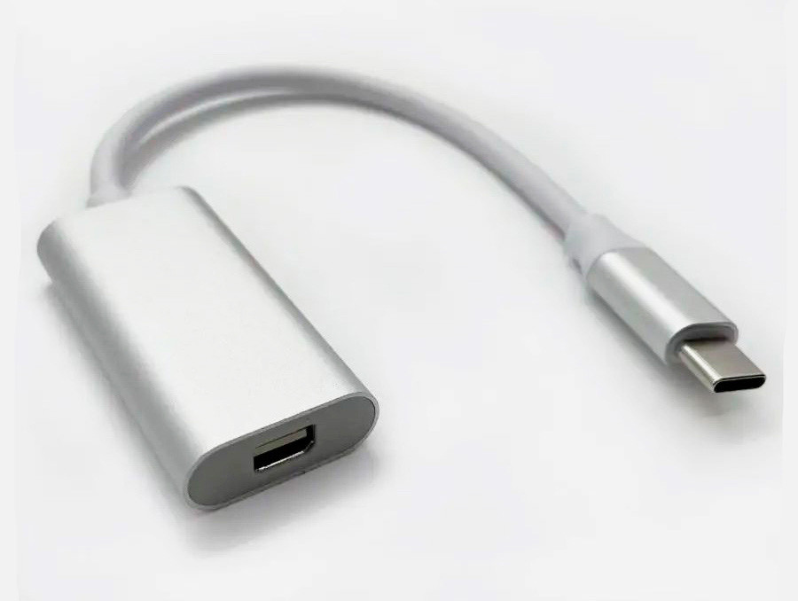 Адаптер - переходник USB3.1 Type-C - Mini DisplayPort, серебро - фото 1 - id-p220764995