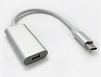 Адаптер - переходник USB3.1 Type-C - Mini DisplayPort, серебро 555510