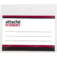 Бейдж Attache Economy 78x96 150 мкм без шнурка, вкладыш 60x90, 5шт/уп, арт. 1658128