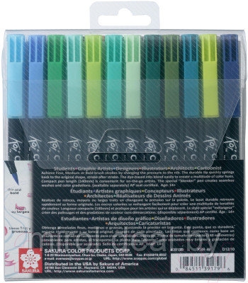 Набор маркеров Sakura Pen Koi Color Brush / XBR48A - фото 2 - id-p226364982