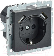 Розетка IEK Brite BR-R14-16-U21-D31-K02