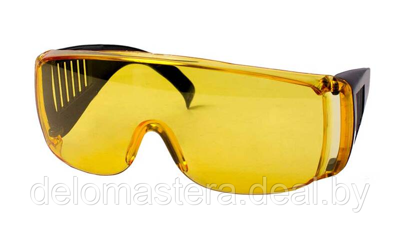 Очки защитные с дужками желтые CHAMPION C1008 - фото 1 - id-p226366585