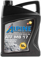 Трансмиссионное масло ALPINE ATF MB 17 / 0101652