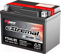 Мотоаккумулятор RDrive eXtremal Silver YTX4L-BS