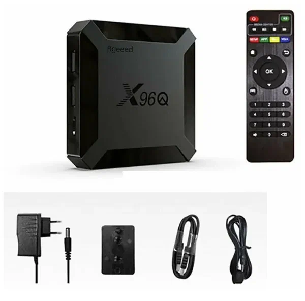 ТВ-приставка Android Smart TV Box X96 Q 1GB/8GB Wi-Fi+Пульт д/у - фото 1 - id-p226367659