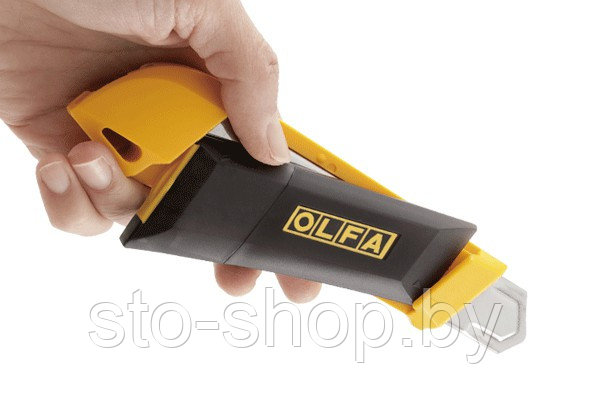 OLFA DL-1 Нож сегментный 18мм со встроенным съемным контейнером - фото 3 - id-p33130124