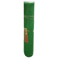 Садовая пластиковая сетка для забора ромбическая мелкоячеистая 15х15 зеленая 1х20 заборная решетка рабица