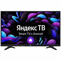 Телевизор 28 дюймов LEFF 28H550T SMART TV Яндекс маленький для кухни