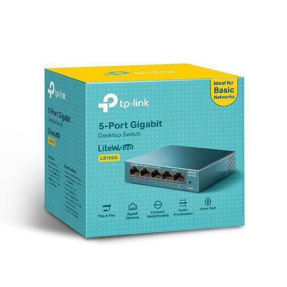 Коммутатор Ethernet Switch TP-LINK LS105G - фото 2 - id-p226334081