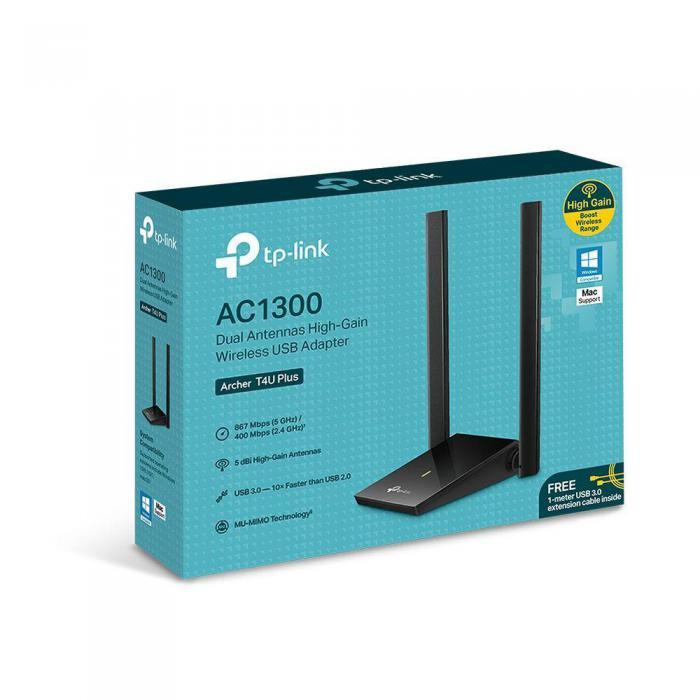 Сетевой wifi адаптер TP-Link Archer T4U Plus - фото 5 - id-p226334086