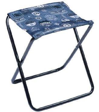 Маленький складной стул туристический походный легкий раскладной мини табурет для кемпинга NIKA НПС/Д джинс - фото 1 - id-p226356865