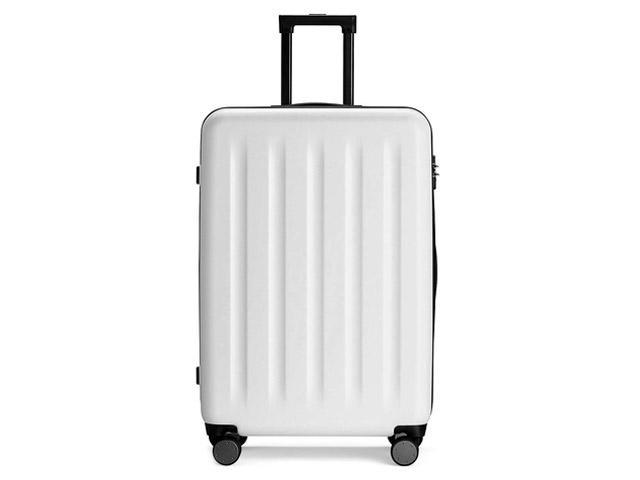 Дорожный пластиковый чемодан на 4 колесах колесиках с ручкой Xiaomi 90 Points Suitcase 1A 20 белый кодовый - фото 1 - id-p226356885