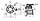 Коробка отбора мощности (КОМ)  ZF PTO05 (PT1VLS16) Kazel, фото 7