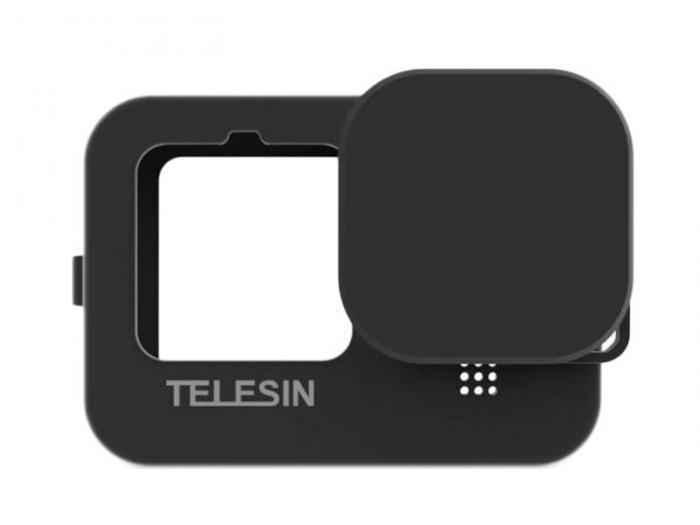 Чехол Telesin для GoPro Hero 11 / 10 / 9 Silicone Black GP-HER-041 - фото 1 - id-p226333952