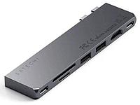 Хаб USB Satechi USB-C Pro Slim Space Grey ST-HUCPHSM