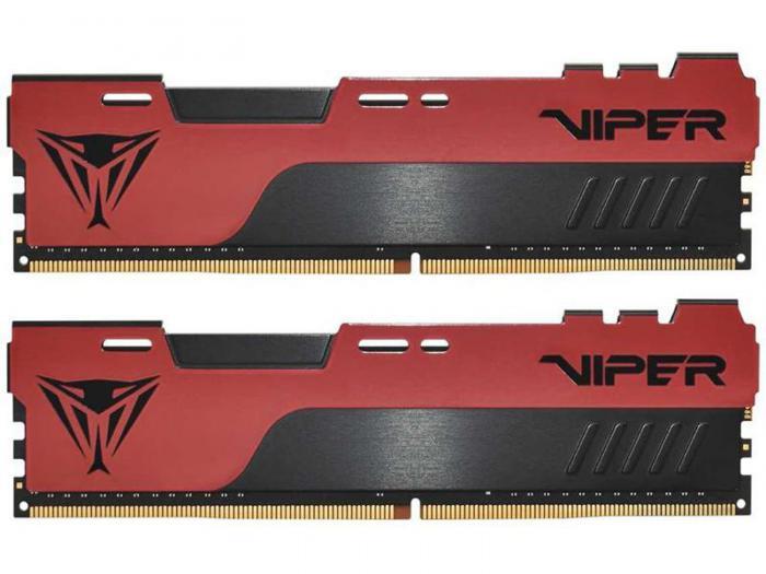 Модуль памяти Patriot Memory Viper Elite II DDR4 DIMM 3600MHz PC28800 CL20 - 32Gb Kit (2x16Gb) PVE2432G360C0K - фото 1 - id-p226334388