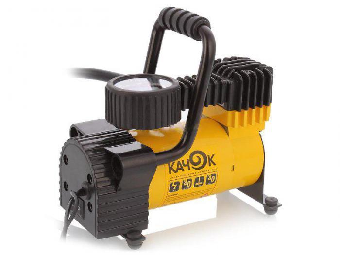Компрессор автомобильный насос для накачки шин Качок K50 электрический от прикуривателя 12 вольт - фото 1 - id-p226168785