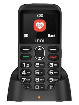 Кнопочный сотовый телефон Inoi 118B черный мобильный