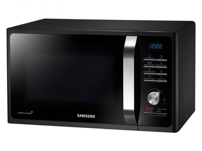 Микроволновая печь Samsung MS23F302TQK микроволновка черная - фото 1 - id-p226256780