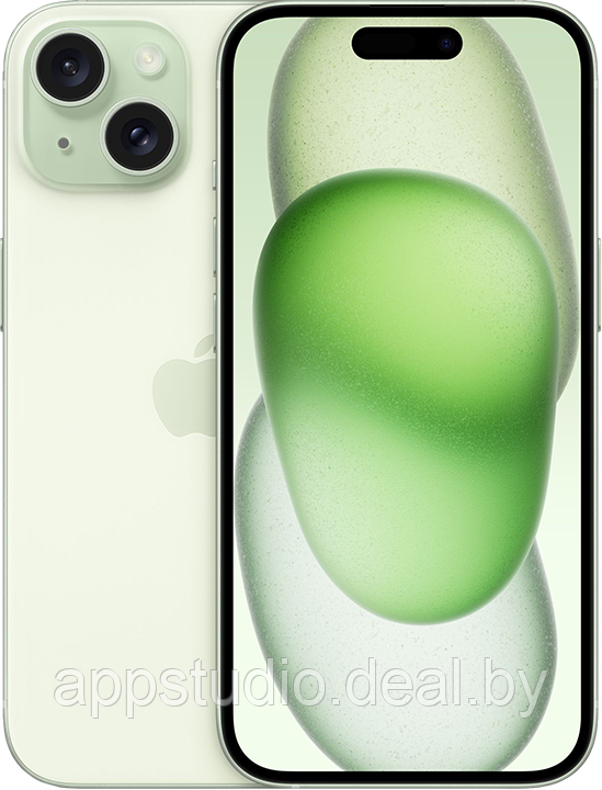 Apple iPhone 15 256GB зеленый (Green) MTPA3 - фото 1 - id-p226369957
