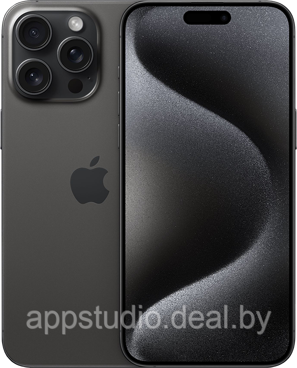 Apple iPhone 15 Pro 1TB «черный титан» (Black Titanium) MTVC3 - фото 1 - id-p226369970