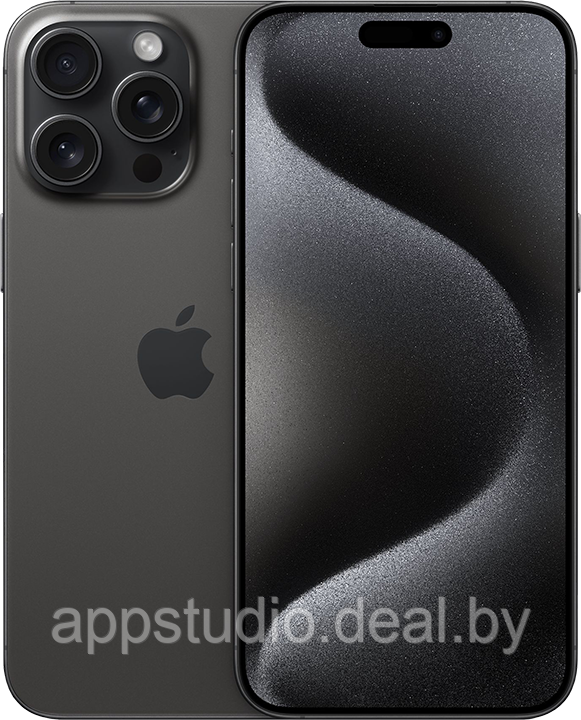 Apple iPhone 15 Pro Max 256GB «черный титан» (Black Titanium) MU773 - фото 1 - id-p226369991