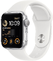 Apple Watch SE 2 40мм, алюминий цвета «серебристый», ремешок цвета «белый», MNJV3