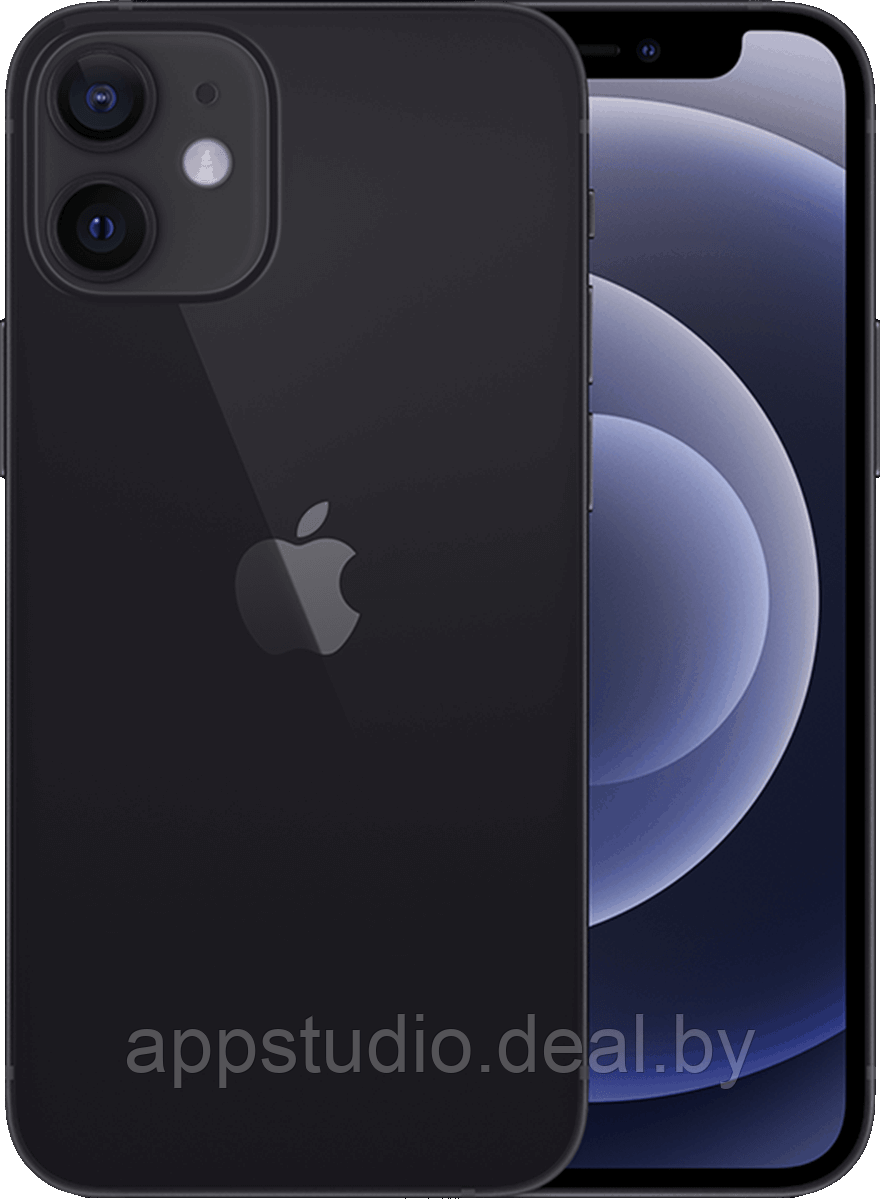 Apple iPhone 12 mini 64GB черный (black) MGDX3 - фото 1 - id-p226370212