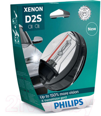 Автомобильная лампа Philips D2S 85122XV2S1 - фото 4 - id-p226373780