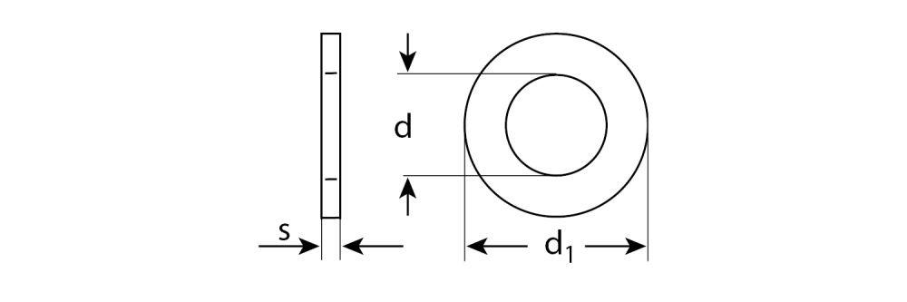 Зубр Шайба плоская Ø 16 ГОСТ 11371/DIN 125.A оцинкованная 5 кг (303800-16) ЗУБР - фото 1 - id-p226322511