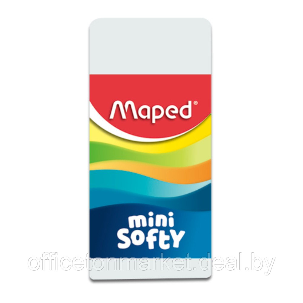 Ластик Maped "Softy", 1 шт, белый, (021528) - фото 1 - id-p137120794