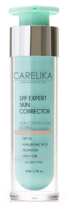 Крем для лица Carelika SPF Expert Skin Corrector With SPF50 - фото 1 - id-p226377034
