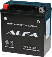 Мотоаккумулятор ALFA battery YTX16-BS / EB16-4