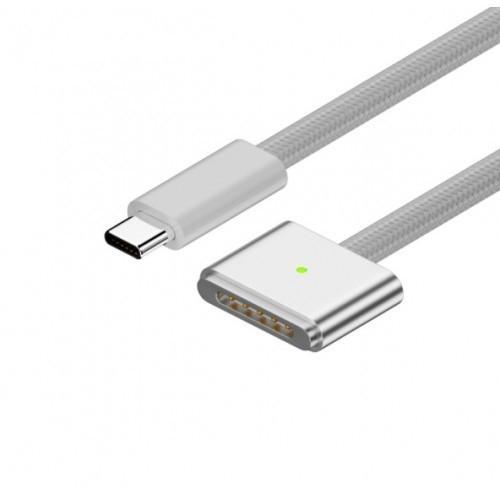 KS-is KS-806gen3-W-2 Кабель для зарядки USB-C M Magsafe 2 F, 2м белый - фото 1 - id-p226378609